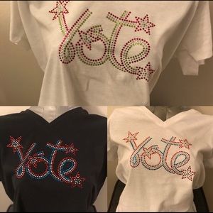 Bling to the Polls Vote Shirt.